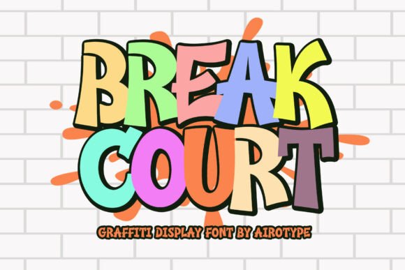 Break Court Font for Creative Projects