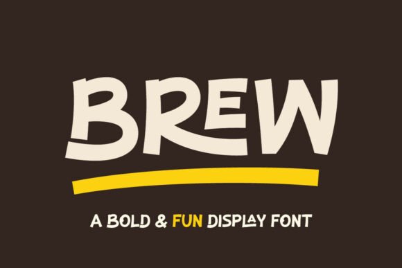 Brew: A Bold Font for Energetic Campaigns