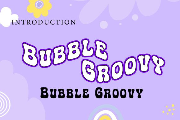 Bubble Groovy Font for Bold Web Design