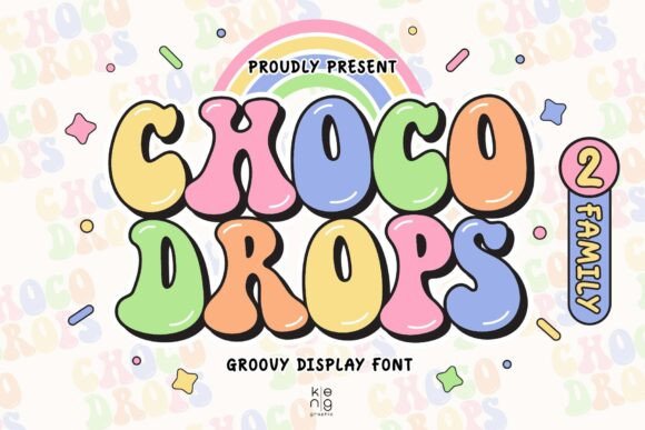 Choco Drops Font for Creative Brands
