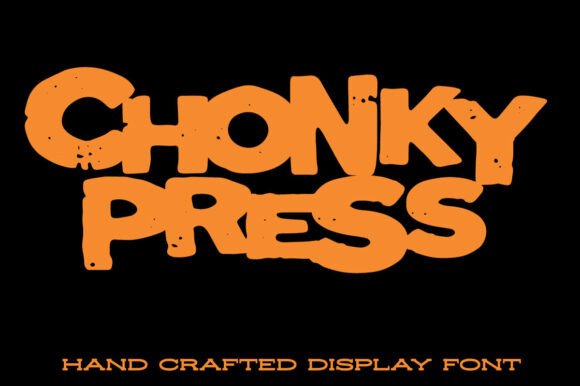 Chonky Press: Bold Type for Editorial Impact