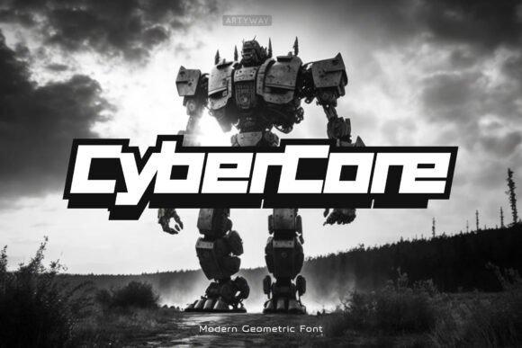 Cybercore Font for Bold Branding