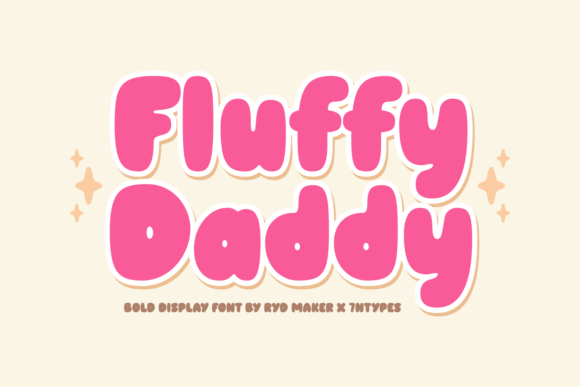 Fluffy Daddy Font for Bold Design