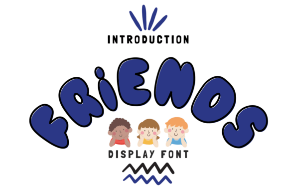 Friends Font: A Joyful Typeface for Creative Projects