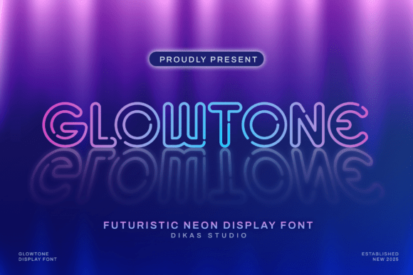 Glowtone: A Bold Font for Business Branding