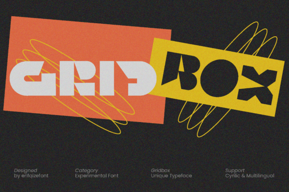 Gridbox: A Bold Display Font for Creative Campaigns
