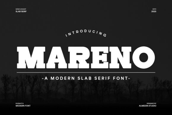 Mareno Font for Bold Web Design