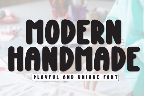 Modern Handmade Font for Creative Makers
