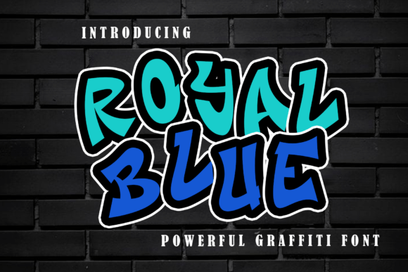 Royal Blue Font for Business Branding