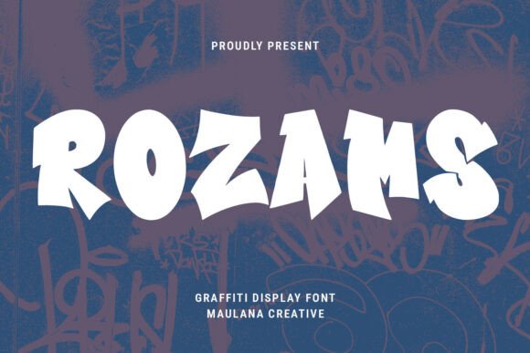 Rozams: A Bold Display Font for Creative Projects