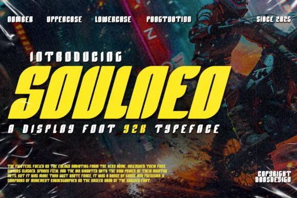 Soulneo – Futuristic Display Font