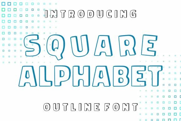 Square Alphabet Font for Bold Campaigns