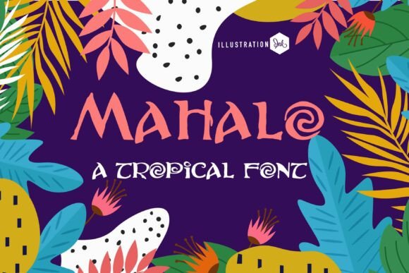 Zp Mahalo Fn: A Tropical Display Font for Bold Campaigns
