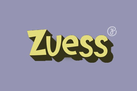 Zuess: A Whimsical Font for Creative Campaigns